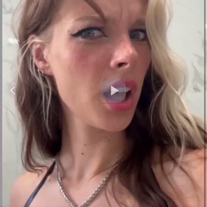 Ashley Matheson Topless Black Dress Tease Video Leaked